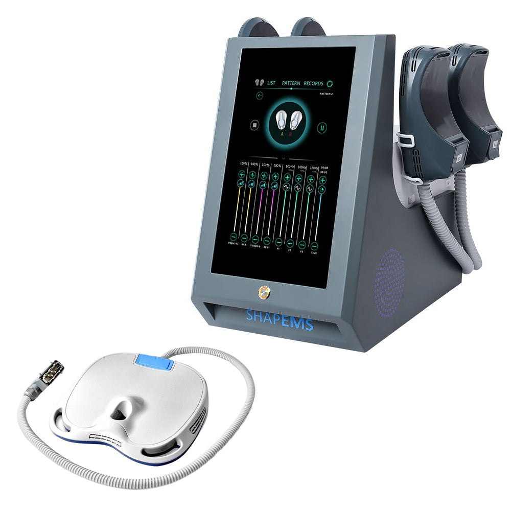 4 Handles Emsculpting Neo Machine with RF, Emsculpt Body Sculpting Machine, Ems Sculpting Muscle Strengthen Body Shaping Machine for Abdomen Thigh Buttock Upper Arm