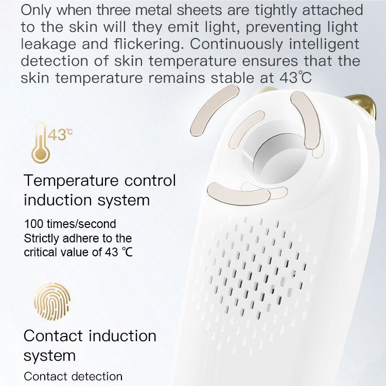 Milk Light Therapy Beauty Device, Real Glass Glow Device for Face and Neck, Portable Facial Massager Tool for Skin Care Pore Care, Enhanced Skin Radiance Effective Against Dullness