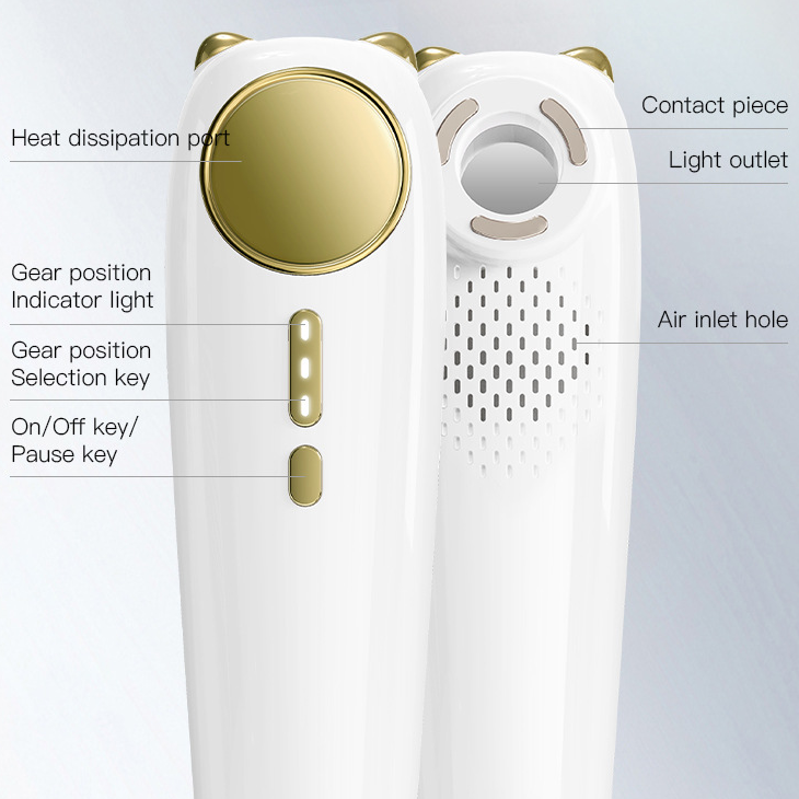 Milk Light Therapy Beauty Device, Real Glass Glow Device for Face and Neck, Portable Facial Massager Tool for Skin Care Pore Care, Enhanced Skin Radiance Effective Against Dullness
