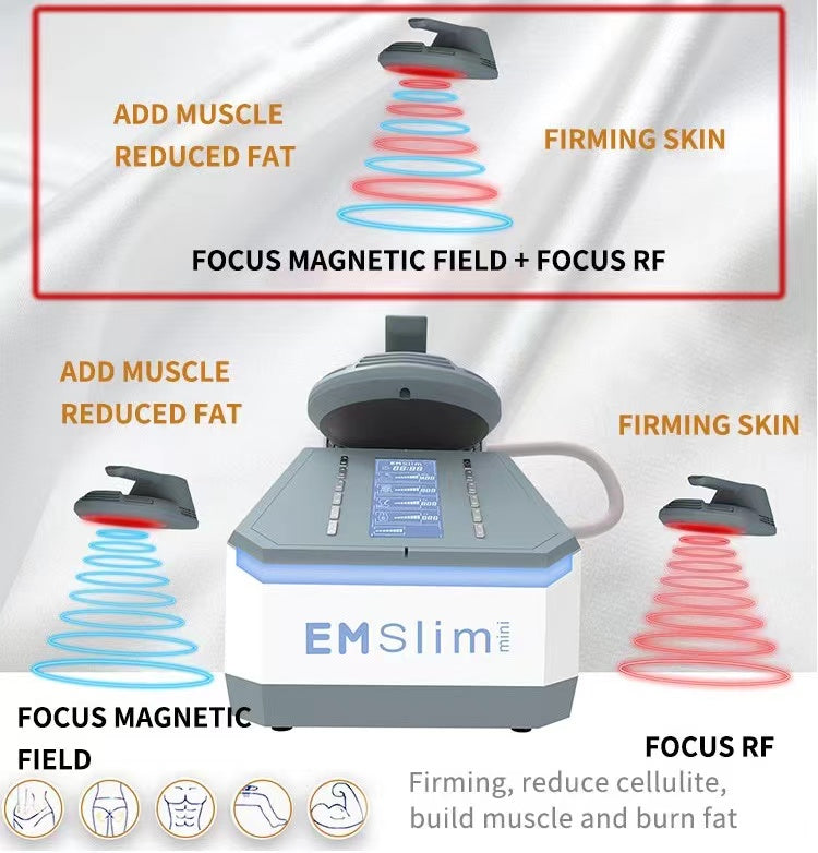 1 Handle Emsculpting Neo Machine with RF, Emslim mini, Emsculpt Body Sculpting Machine, Ems Sculpting Muscle Strengthen Body Shaping Machine for Abdomen Thigh Buttock Upper Arm