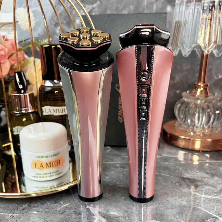 RF Radio Frequency Skin Tightening Beauty Device, Anti-Aging Face Machine for Wrinkle Removal, Lifting & Firming, Microcurrent Facial Device, Light Therapy Beauty Massager