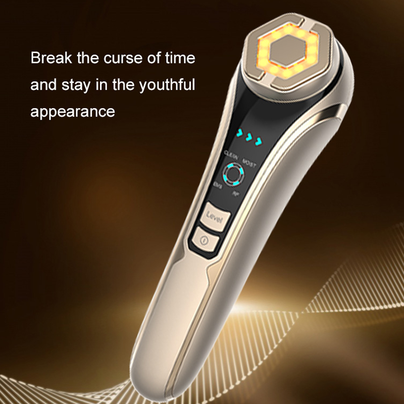 4 in 1 RF Facial Lifting and Firming Rejuvenation Skin Tightening Beauty device Home Use Face device EMS Microcurrent Beauty Instrument