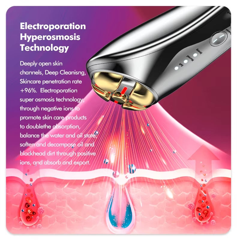 4 in 1 RF Facial Lifting and Firming Rejuvenation Skin Tightening Beauty device Home Use Face device EMS Microcurrent Beauty Instrument