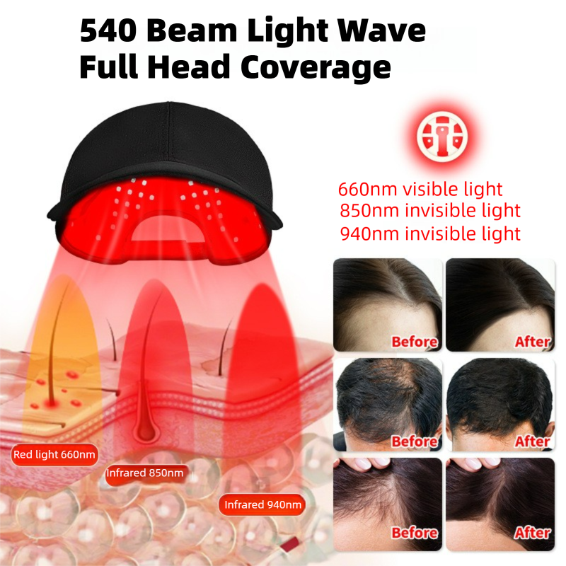 Laser Hair Growth Cap, Red Light Therapy for Hair Regrowth, Strengthen Hair Roots, Hair Growth Device, Laser Therapy Cap for Hair Loss, Hair Loss Treatments Hat for Men and Women