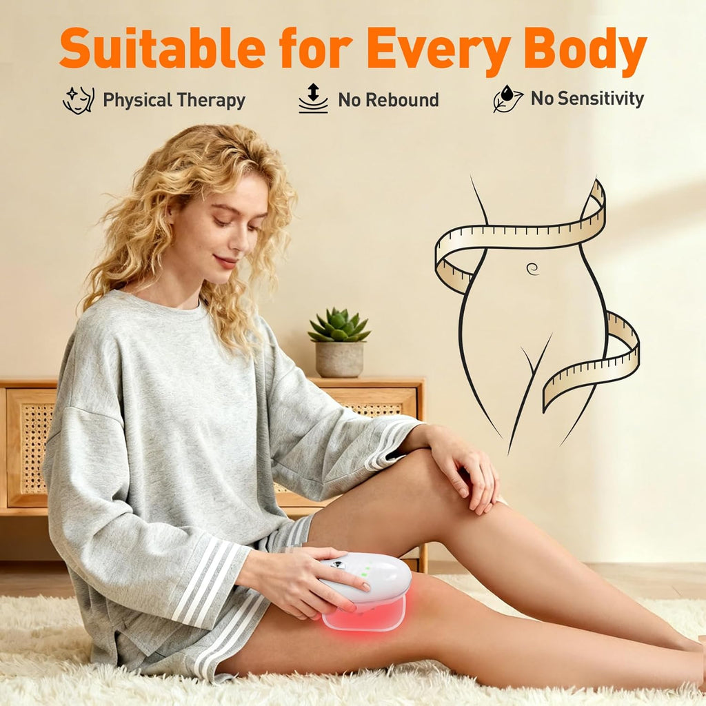 5-in-1 Body Sculpting Machine - Best Cellulite Removal Machine – Lymphatic Drainage Massager, Anti Cellulite Massage Tool & Skin Tightening for Face, Belly, Arms, Legs, Waist, Love Handles