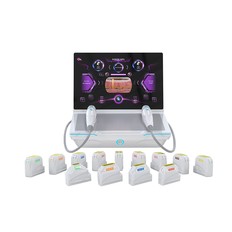 Portable 7D HIFU Machine Single & Dual Row High Frequency Focused Ultrasound Wrinkle Removal Anti-aging Face Lift Body Slimming Skin Firming Tightening Beauty Equipment