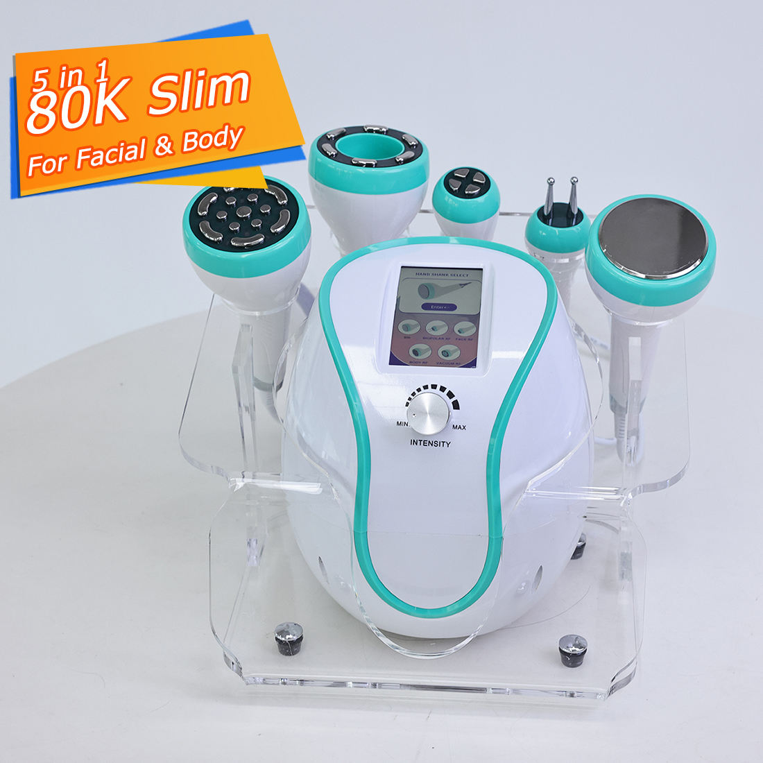 Portable 5in1 Cavitation 80K Cavit Body Slimming Weight Loss Machine Vacuum RF Fat Reduce Skin Tigthening Lipo Burning Body Shaping Beauty Equipment