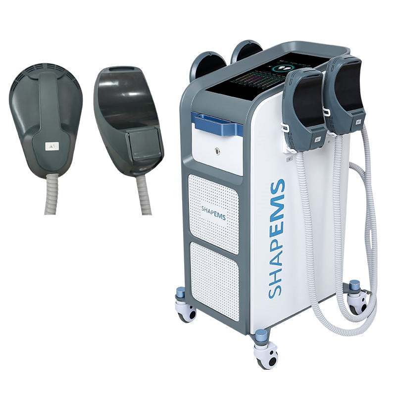 4 Handles Emsculpting Neo Machine with RF, Emsculpt Body Sculpting Machine, Ems Sculpting Muscle Strengthen Body Shaping Machine for Abdomen Thigh Buttock Upper Arm