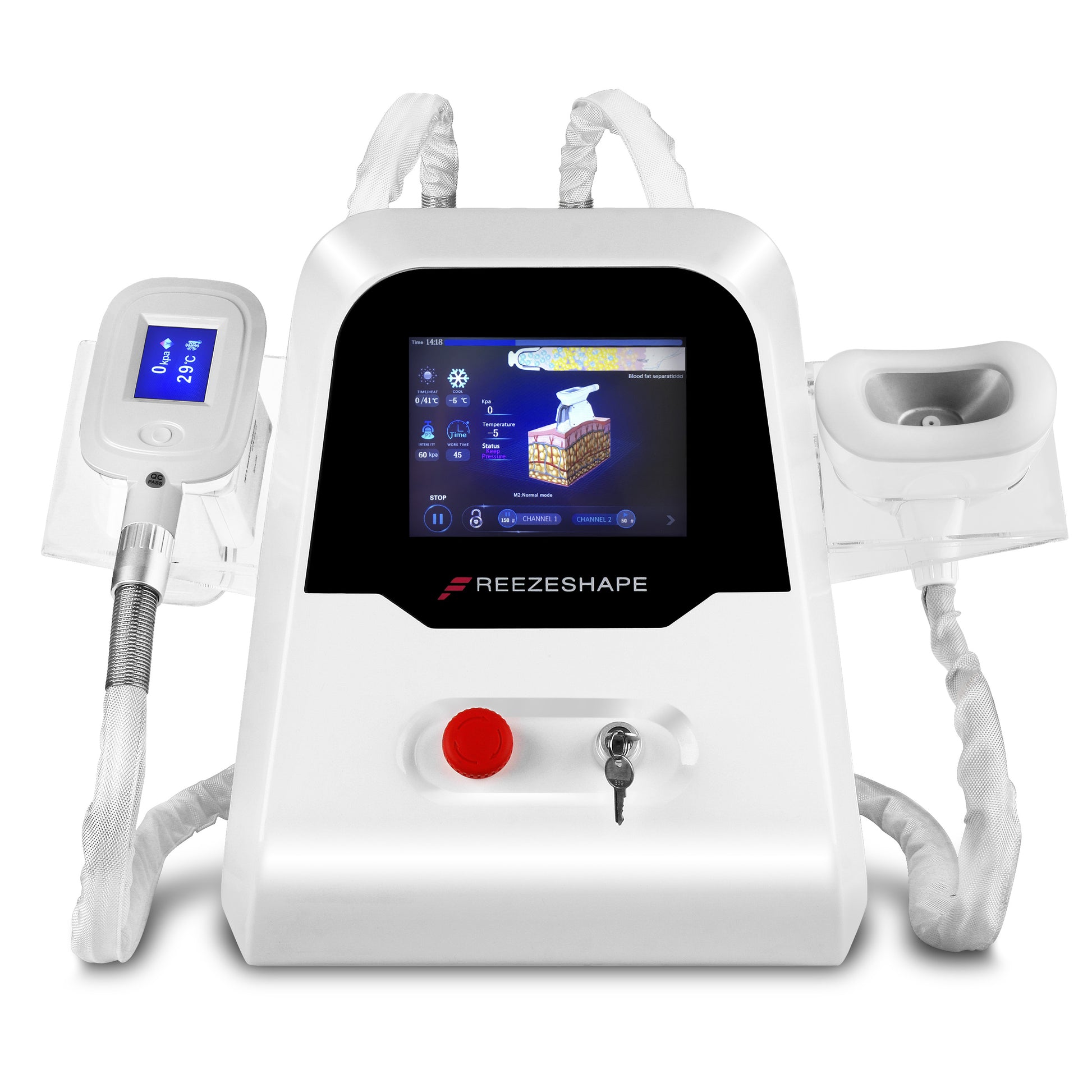 Portable Cryolipolysis Body Slimming Shaping Machine Fat Freezing Device Cryotherapy Cool Sculpting  Fat Reduce Double Chin Reducer Weight Loss Beauty Equipment