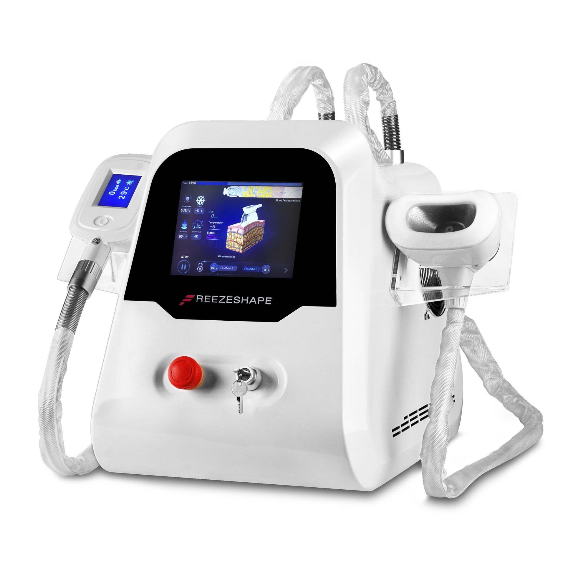 Portable Cryolipolysis Body Slimming Shaping Machine Fat Freezing Device Cryotherapy Cool Sculpting  Fat Reduce Double Chin Reducer Weight Loss Beauty Equipment
