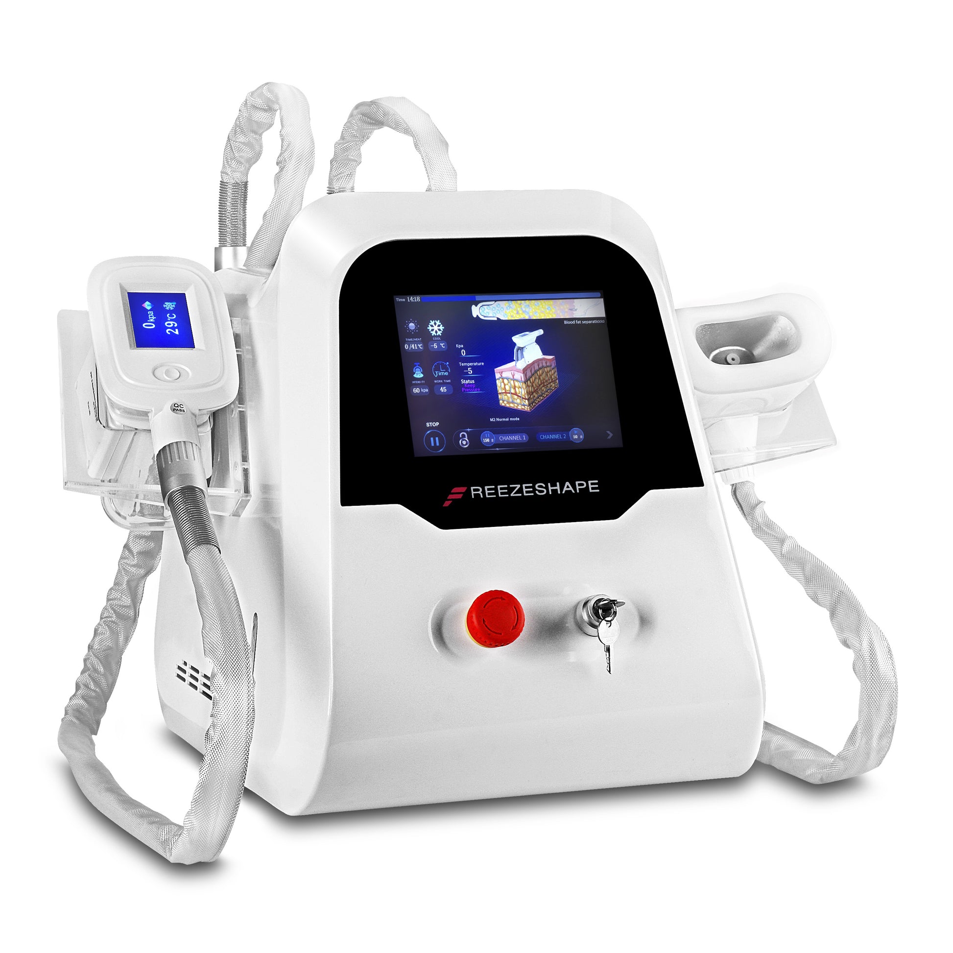 Portable Cryolipolysis Body Slimming Shaping Machine Fat Freezing Device Cryotherapy Cool Sculpting  Fat Reduce Double Chin Reducer Weight Loss Beauty Equipment