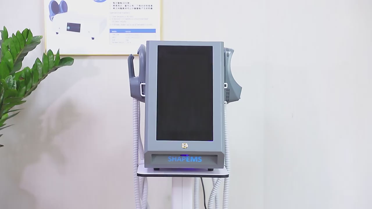 4 Handles Emsculpting Neo Machine with RF, Emsculpt Body Sculpting Machine, Ems Sculpting Muscle Strengthen Body Shaping Machine for Abdomen Thigh Buttock Upper Arm