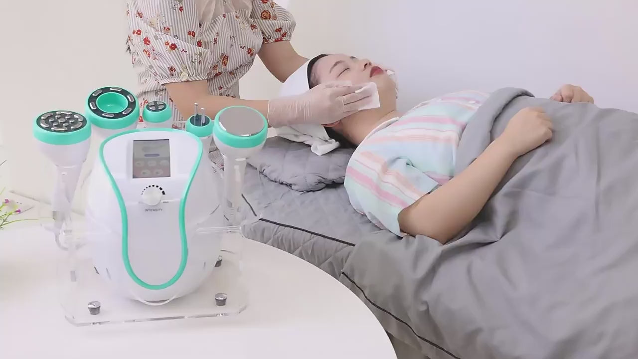 Portable 5in1 Cavitation 80K Cavit Body Slimming Weight Loss Machine Vacuum RF Fat Reduce Skin Tigthening Lipo Burning Body Shaping Beauty Equipment